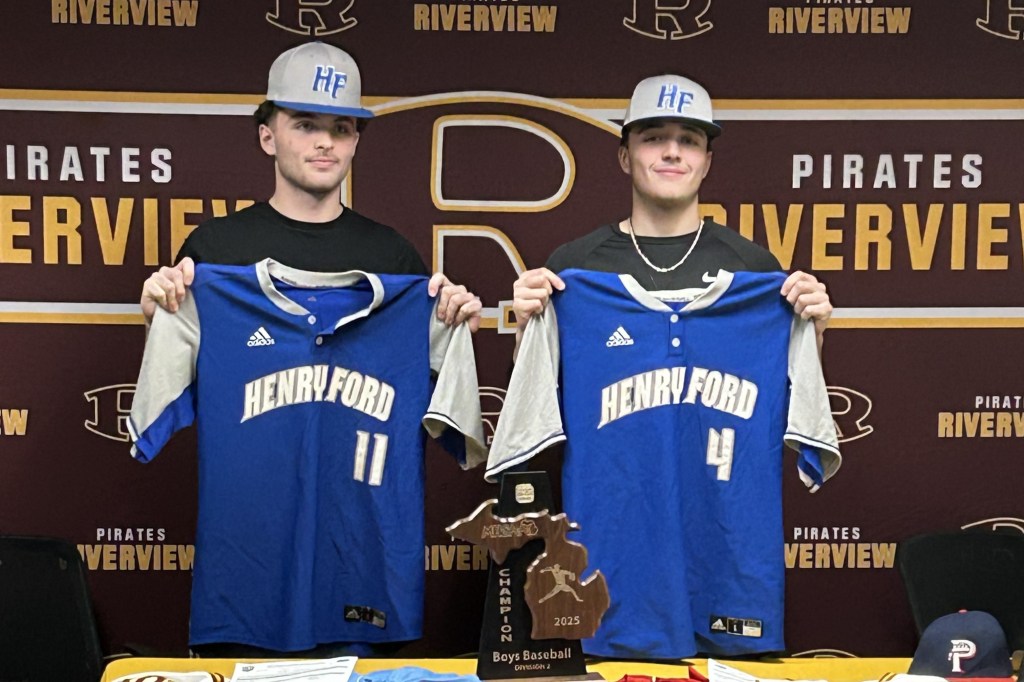 Riverview’s Gelineau, Minnick sign NLIs to play baseball at Henry Ford College – The News Herald