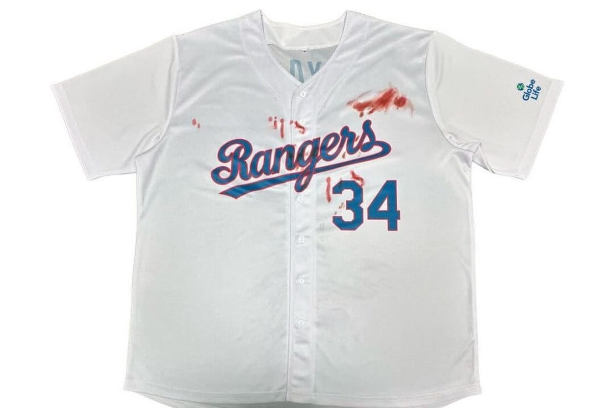 Why the Texas Rangers’ Nolan Ryan bloody jersey giveaway presented a challenge