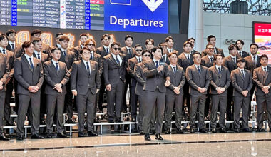 National team leave for World Baseball Classic