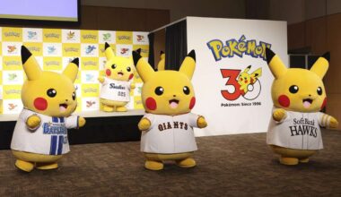 Pokémon Celebrates 30 Years with Japanese Pro Baseball Collab