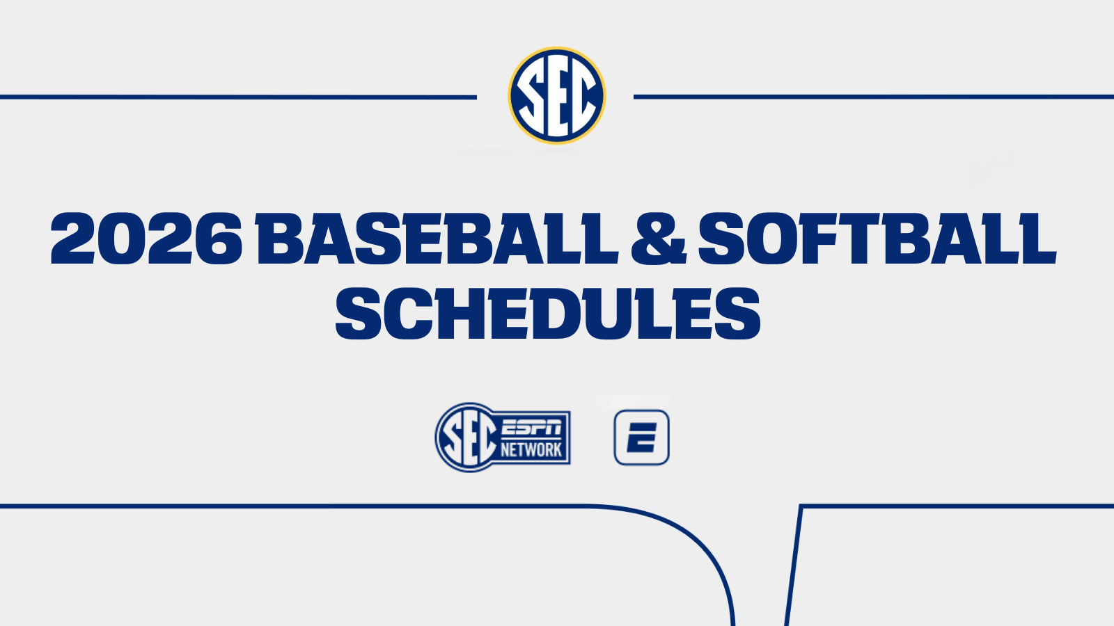 Batter Up! SEC Network Features Nearly 140 SEC Baseball and Softball Games During 2026 Slate