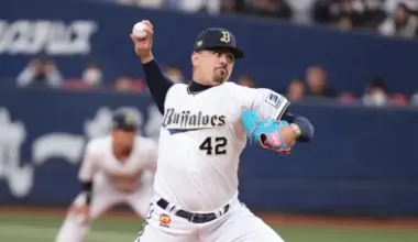 Orix Buffaloes The Buffaloes pitcher Machado (2025 season) ©2025 ORIX Buffaloes