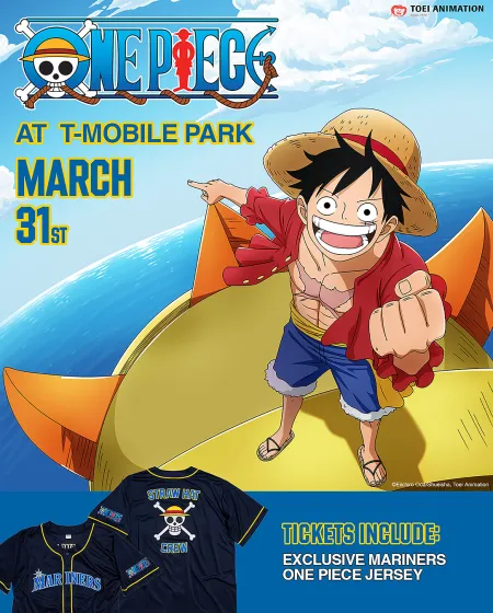 Seattle Mariners X ONE PIECE Night 2026 Event Art