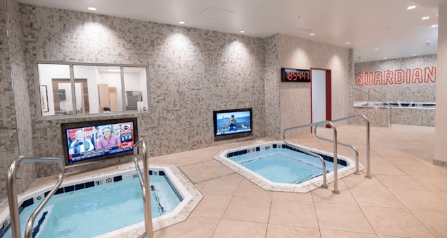 SwimEx therapy pools anchor Cleveland Guardians’ clubhouse renovation