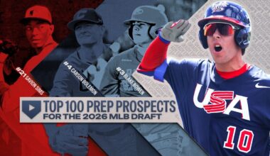 2026 MLB Draft: Top 100 Prep Prospects