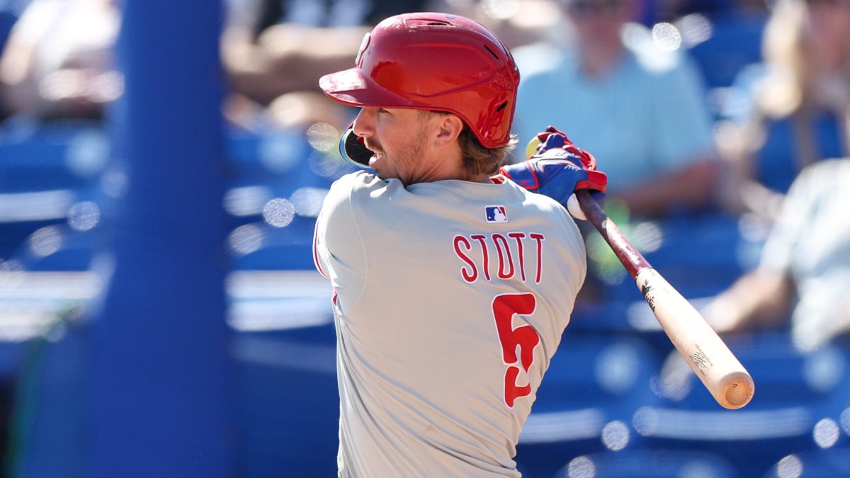 Bryson Stott looks the part against lefties in Clearwater – NBC10 Philadelphia