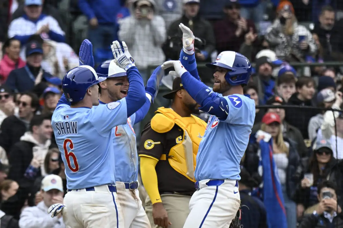 MLB: San Diego Padres at Chicago Cubs, Nico Hoerner, Matt Shaw, Boston Red Sox