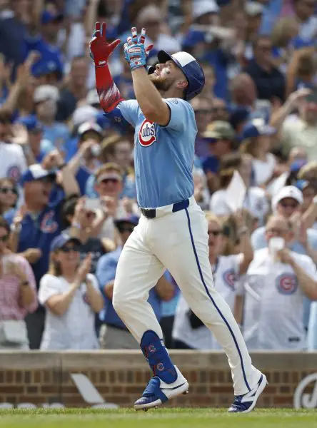 MLB: St. Louis Cardinals at Chicago Cubs, Michael Busch