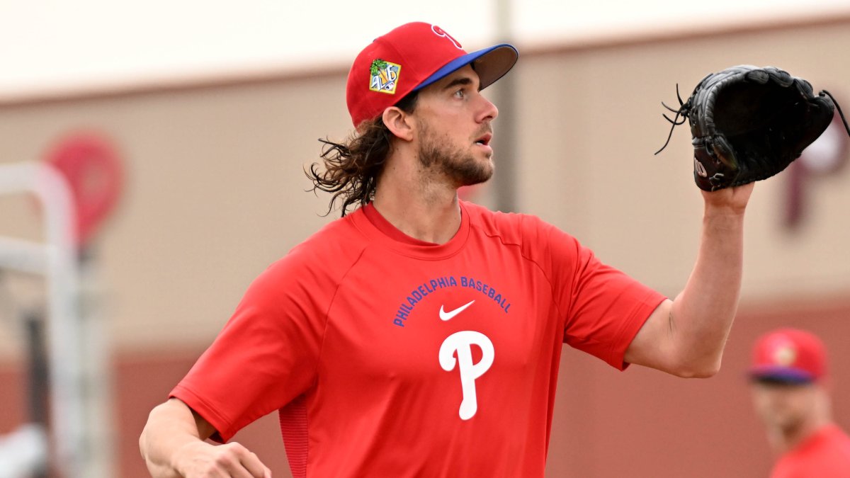 Aaron Nola makes spring debut with improved velocity in focus – NBC Sports Philadelphia