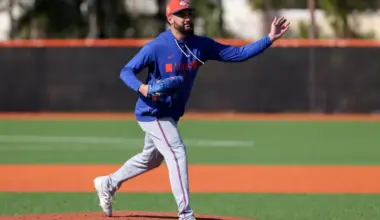 Mets' Sean Manaea raises his hand and asks us to remember him as a key pitcher image