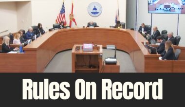 Hillsborough County commissioners meet at the dais during a public session discussing next steps in Rays stadium negotiations.