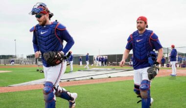 Rangers’ new-look catching tandem of Higashioka, Jansen welcoming whatever’s asked of them