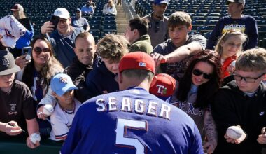 Play ball! See photos from the Texas Rangers' Cactus League opener against the Kansas City Royals