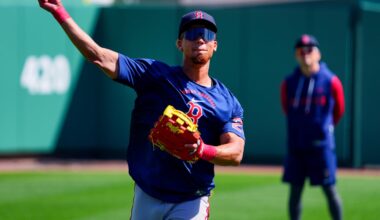 Kristian Campbell played center field on Friday in the Red Sox' exhibition victory over Northeastern.