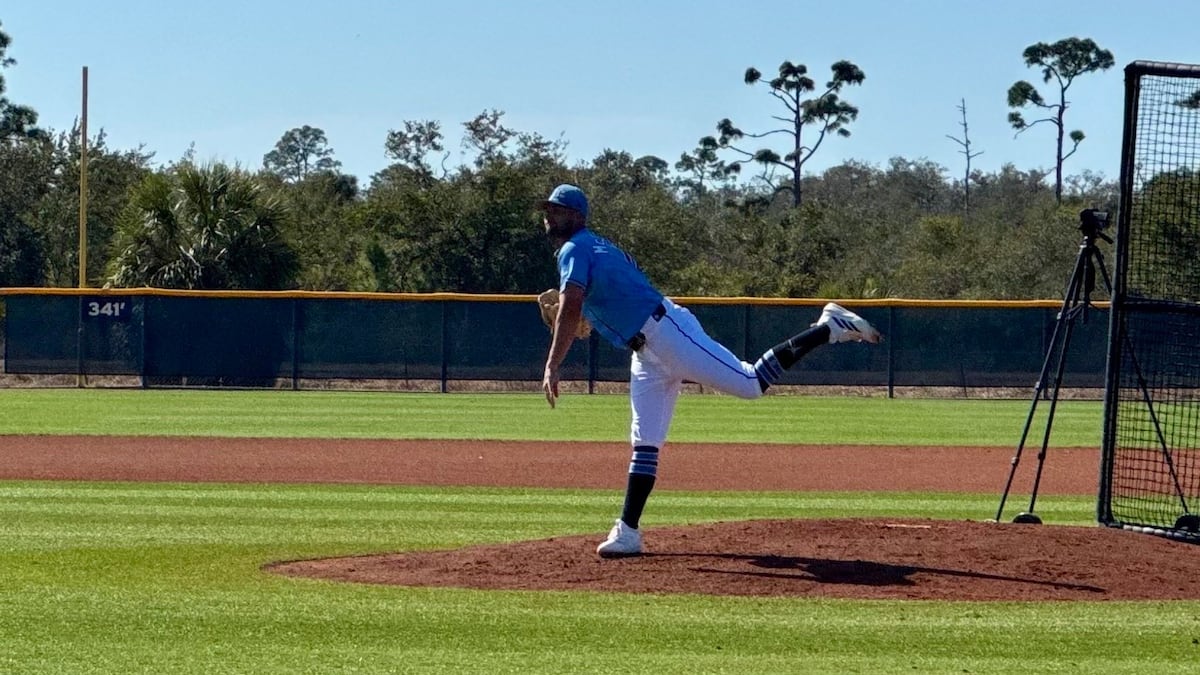 Rays’ Shane McClanahan has good reason to smile after facing hitters - Tampa Bay Times