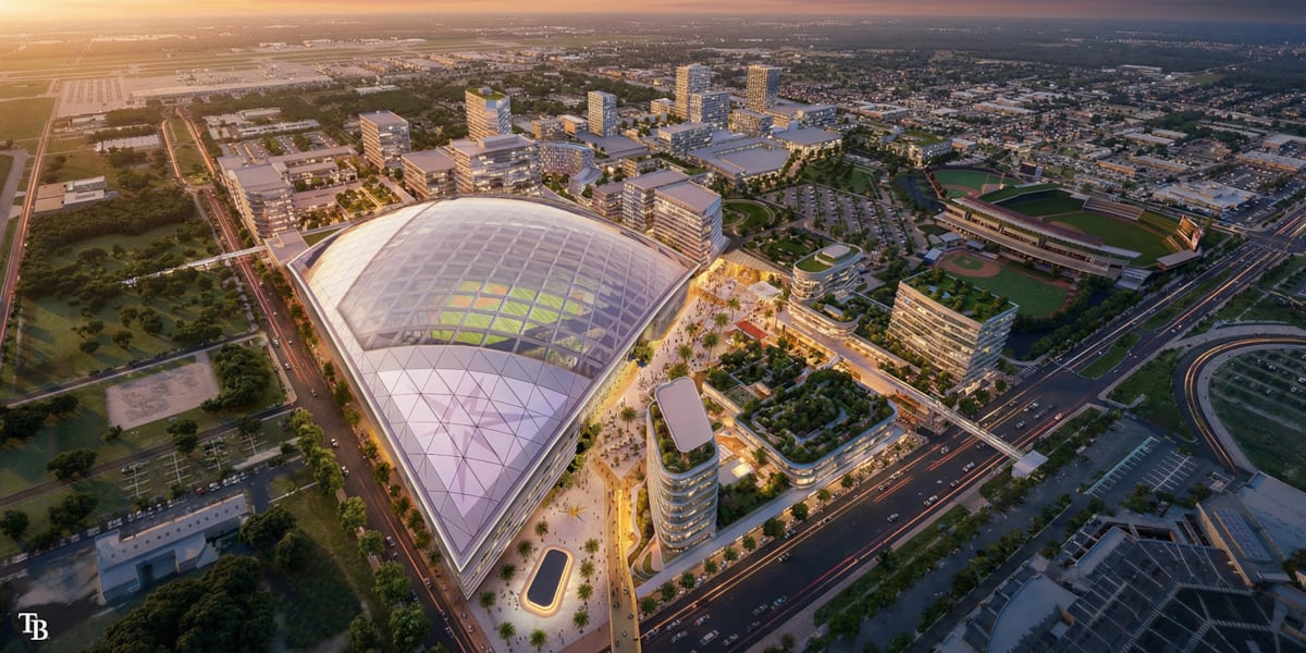 Rays unveil plans for new stadium on Hillsborough College campus