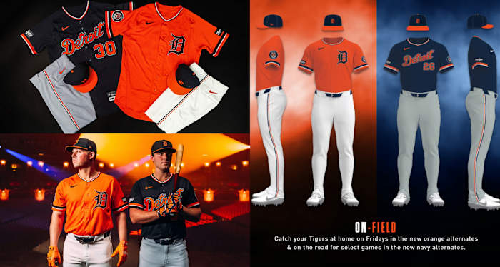 Detroit Tigers unveil alternate uniforms ahead of spring training opener vs. New York Yankees