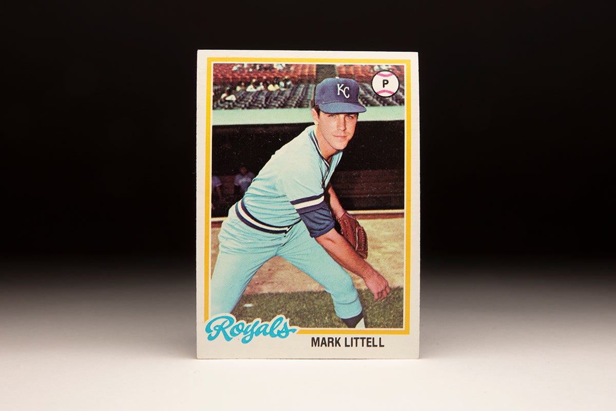 Front of 1978 Topps Mark Littell card