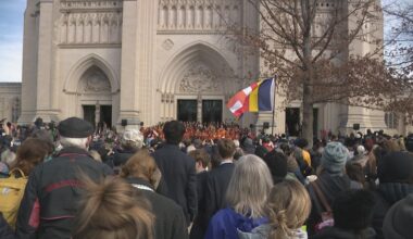 Thousands gather at Washington National Cathedral as peace walk inspires personal journeys