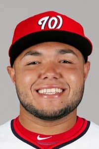 Washington Nationals first baseman Abimelec Ortiz