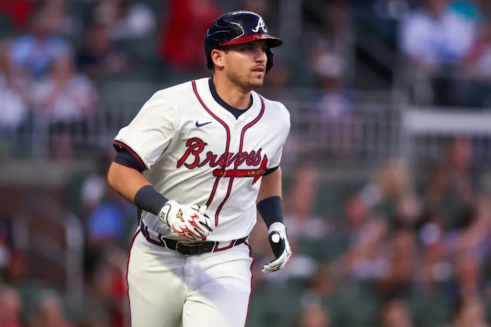 Atlanta Braves third baseman Austin Riley (27) © Brett Davis-Imagn Images&NewLine;&NewLine;
