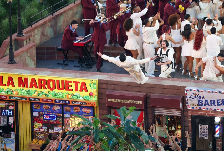 Bad Bunny's set design by Yellow Studio