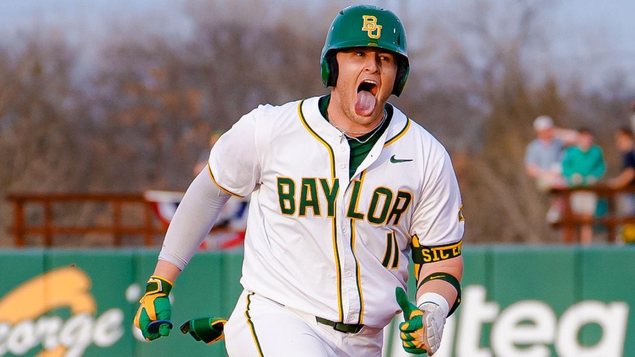Baylor's Tyce Armstrong ties NCAA record with three grand slams in one game