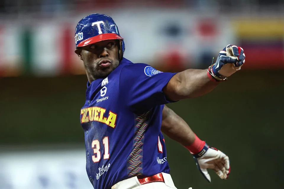 Yasiel Puig in February 2024 Luis Gutierrez/Norte Photo/Getty