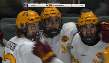 Brock Faber NCAA men's hockey tournament record FIVE assists in 2021