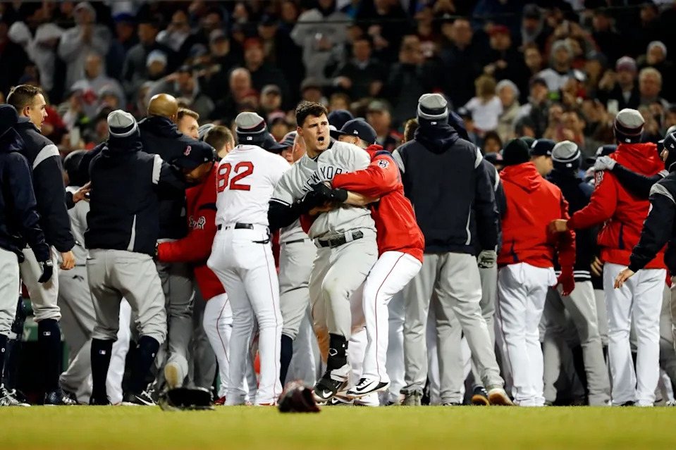 Austin was involved in a melee at Fenway Park in 2018. USA TODAY Sports