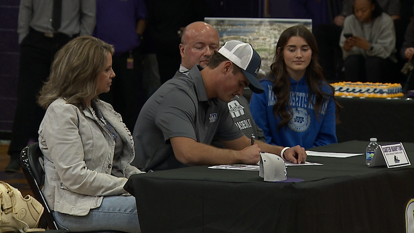 Calvary Day student-athletes across football, soccer, baseball put pen to paper