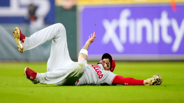 MLB's worst two fielders in Statcast history are both Phillies outfielders image