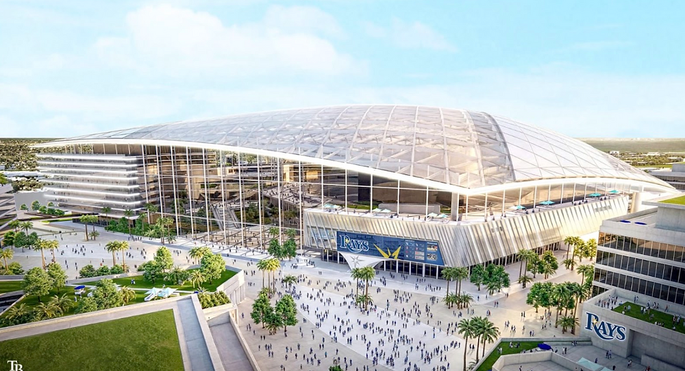 Rays Reveal Vision for $2.3 Billion Domed Stadium at Hillsborough College