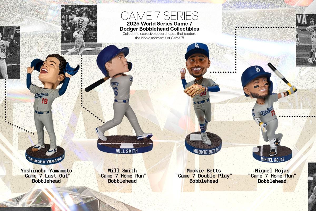 Dodgers announce bobblehead giveaway schedule for 2026 season