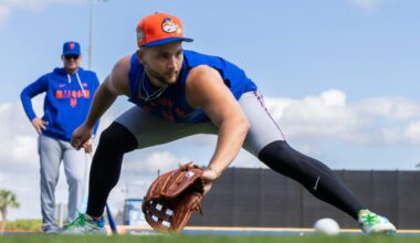 Mets' Bo Bichette 'getting used to' transformation at third base