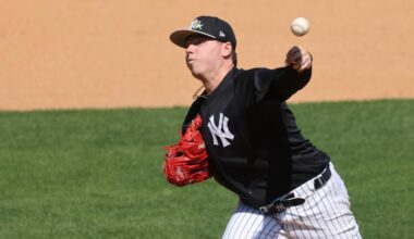 Yankees' Ryan Weathers flashes heat in first live batting practice