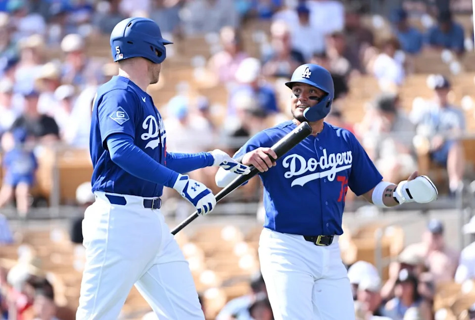 There are some questions about the degree to which Betts, Freddie Freeman and Teoscar Hernandez can fight off the effects of age. Getty Images