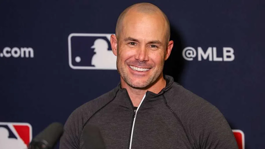 Skip Schumaker smiles for the cameras.