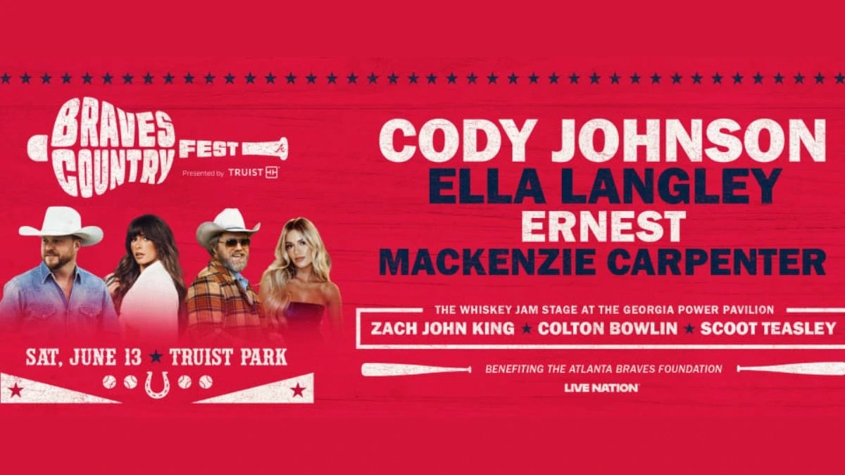 Cody Johnson To Headline Inaugural Braves Country Fest At Truist Park This June