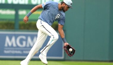 Are the Washington Nationals planning on moving James Wood to right field?