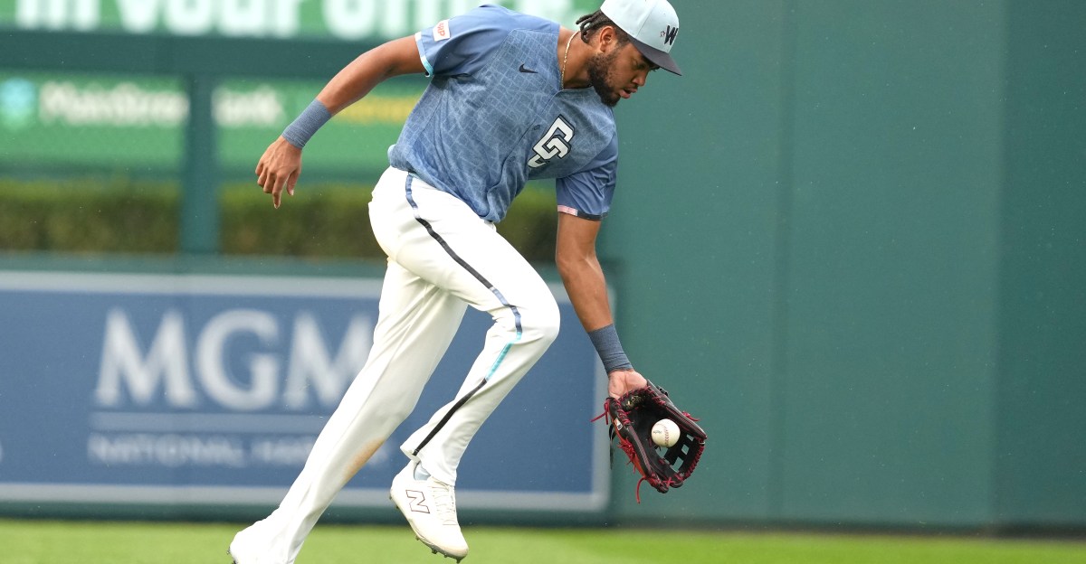 Are the Washington Nationals planning on moving James Wood to right field?