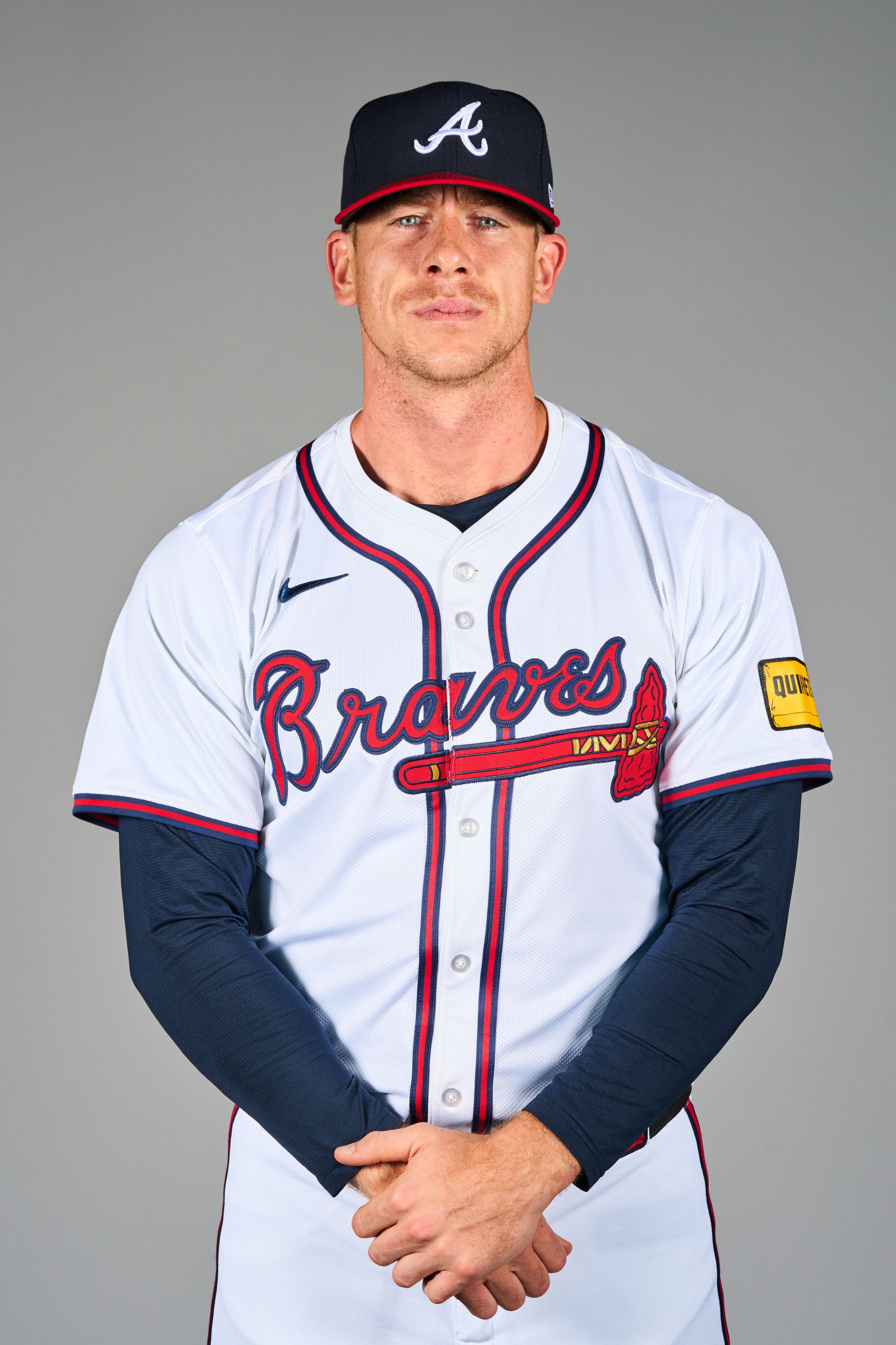 NORTH PORT, FL - FEBRUARY 20: Ian Hamilton #71 of the Atlanta Braves poses for a photo during the Atlanta Braves photo day at CoolToday Park on Friday, February 20, 2026 in North Port, Florida. (Photo by Daniel Shirey/MLB Photos via Getty Images)
