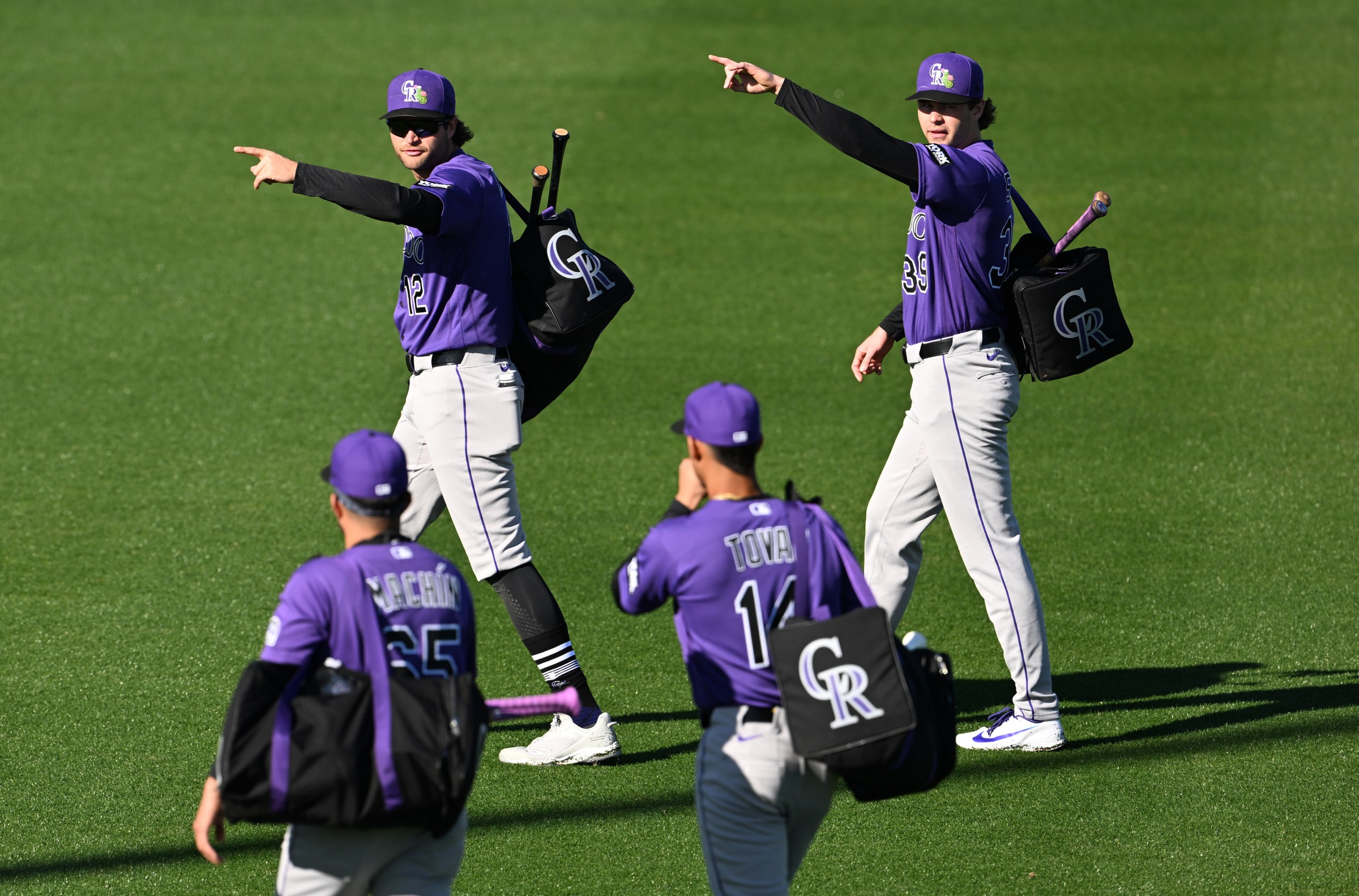 Spring training for the Colorado Rockies at Salt River Field at Talking Stick