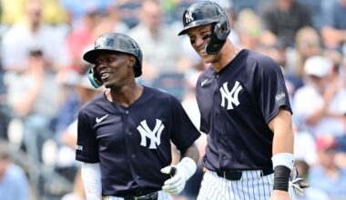 Chisholm, Goldschmidt lead five-run first as Yankees down Braves 7-3