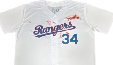 Texas Rangers announce Nolan Ryan bloody lip jersey giveaway – WSOC TV