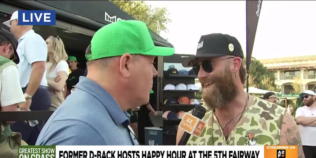 Former D-backs pitcher hosts happy hour at WM Phoenix Open