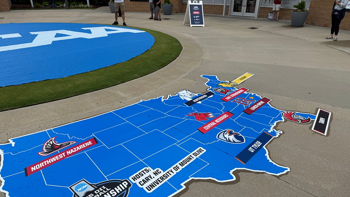 The first DII baseball field of 56 projections for the regular season