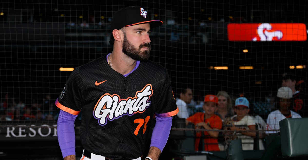 Bryce Eldridge to have outfield glove mailed to him