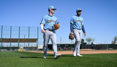 The option status of the Brewers’ roster in spring training