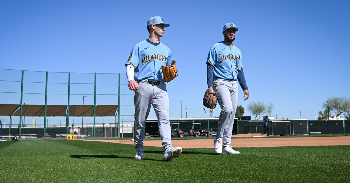 The option status of the Brewers’ roster in spring training